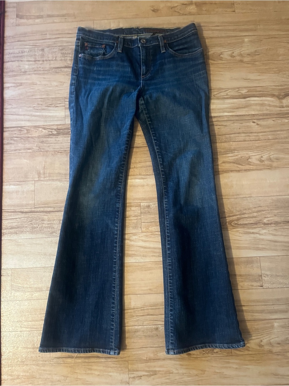 AG Adriano Goldschmied Dark Blue Flare Jeans